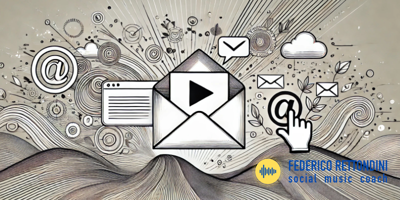 E mail design per musicisti